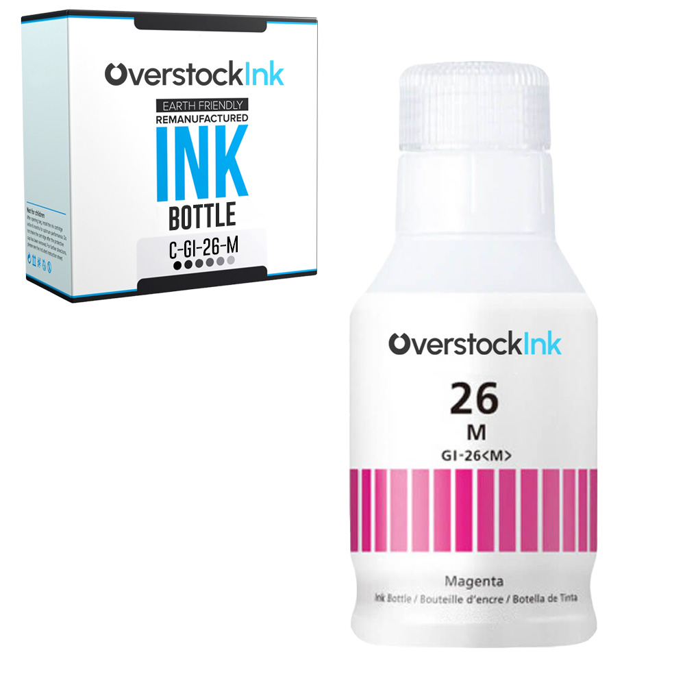 Compatible Ink Bottles Lot for Canon GI-26 Black Color Combo Fits PIXMA - Picture 10 of 15