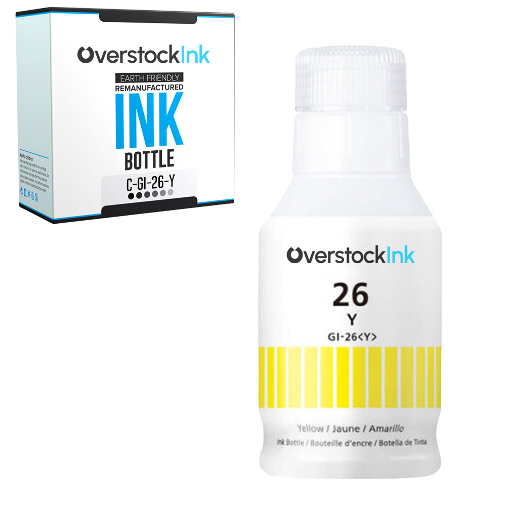 Compatible Ink Bottles Lot for Canon GI-26 Black Color Combo Fits PIXMA - Picture 11 of 15