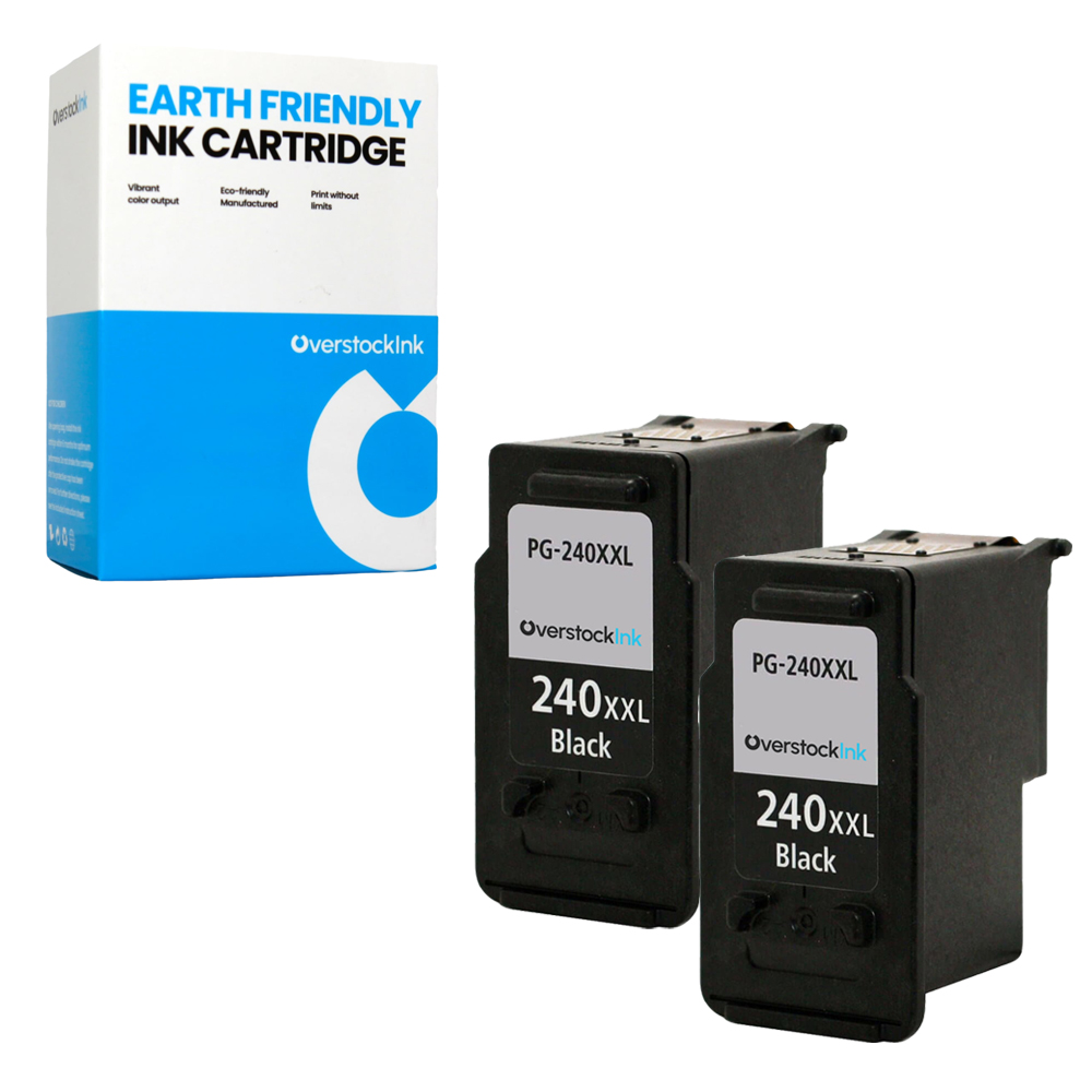 2-Pack Compatible OSI 240XXL Ink Cartridge for Canon PIXMA MG3200 MG3220 MG3222