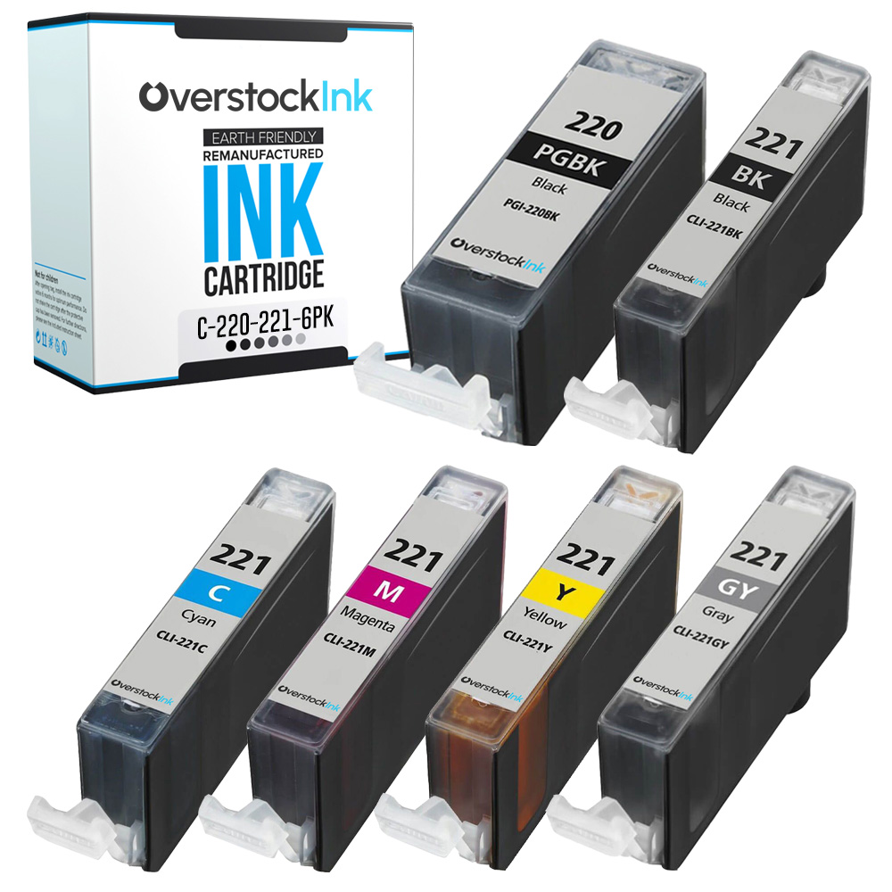 Lote de tinta PGI-220 CLI-221 para Canon 220 221 paquete combinado se adapta a PIXMA - Imagen 4 de 20