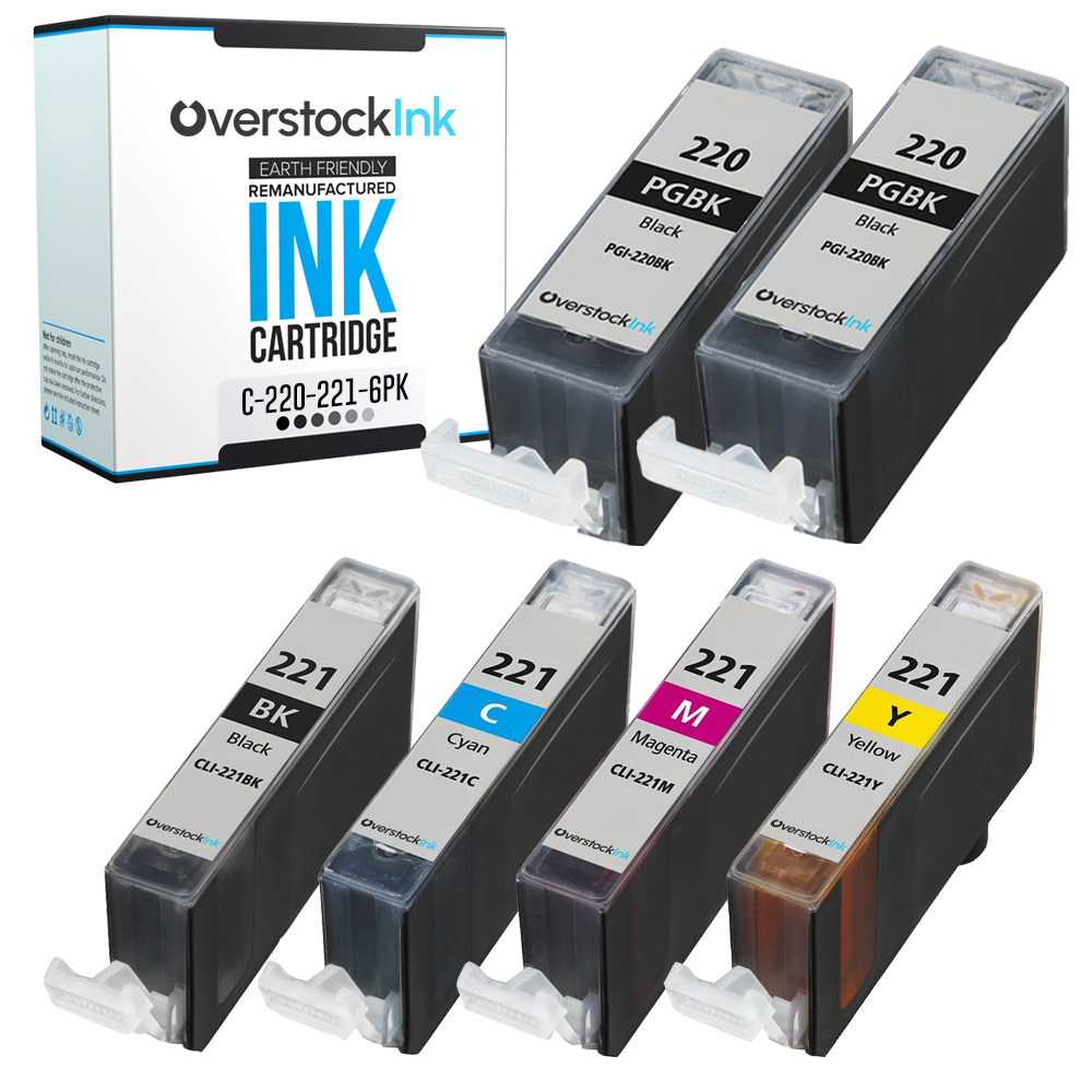 Lote de tinta PGI-220 CLI-221 para Canon 220 221 paquete combinado se adapta a PIXMA - Imagen 18 de 20