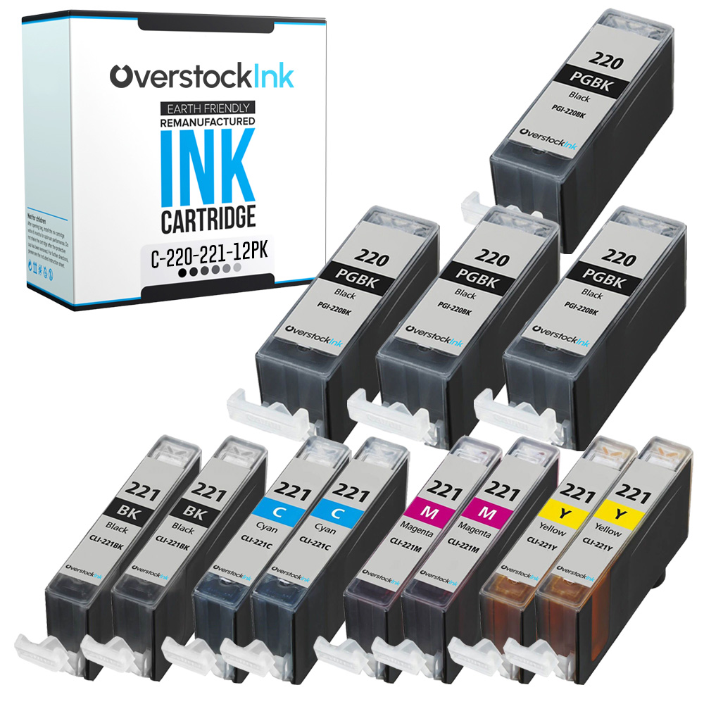 Lote de tinta PGI-220 CLI-221 para Canon 220 221 paquete combinado se adapta a PIXMA - Imagen 20 de 20