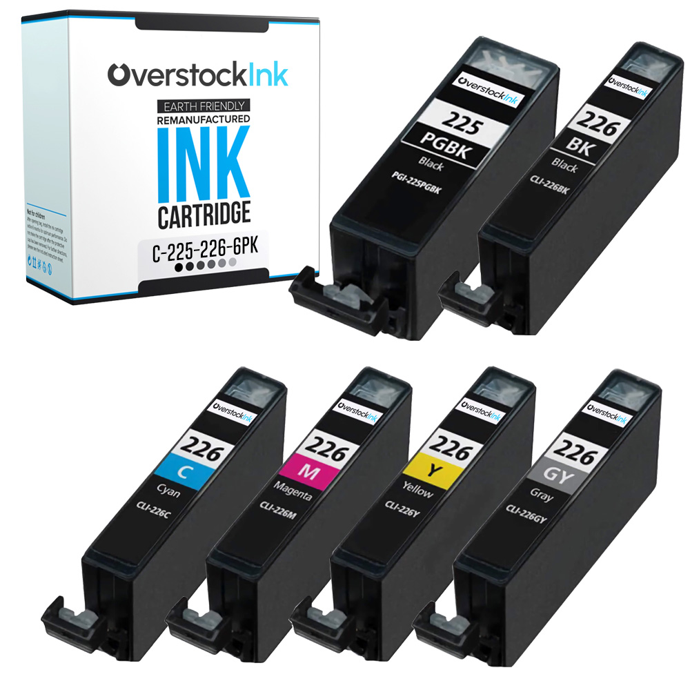 Lote de tinta PGI-225 CLI-226 para Canon 225 226 paquete combinado compatible con PIXMA - Imagen 16 de 19