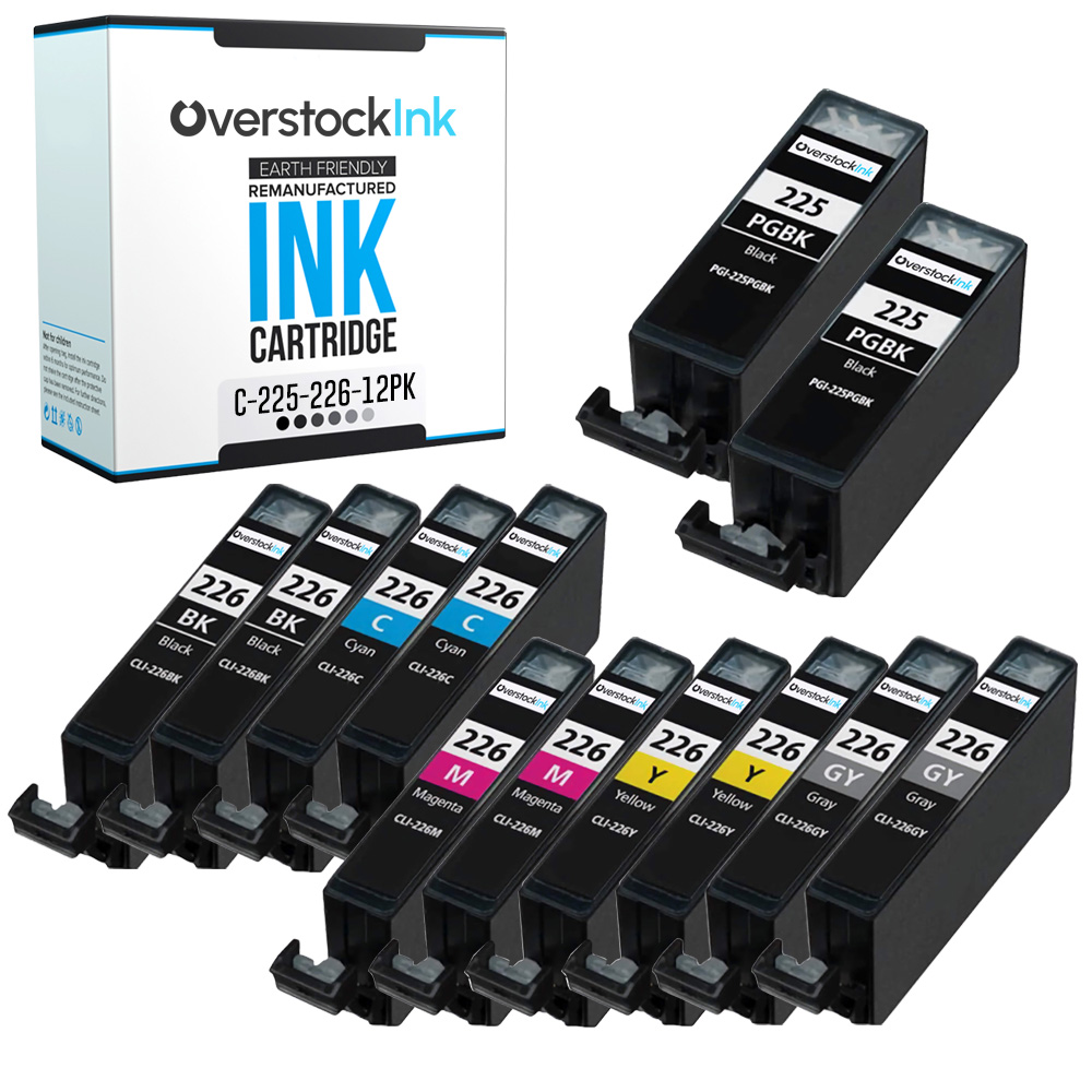 Lote de tinta PGI-225 CLI-226 para Canon 225 226 paquete combinado compatible con PIXMA - Imagen 18 de 19