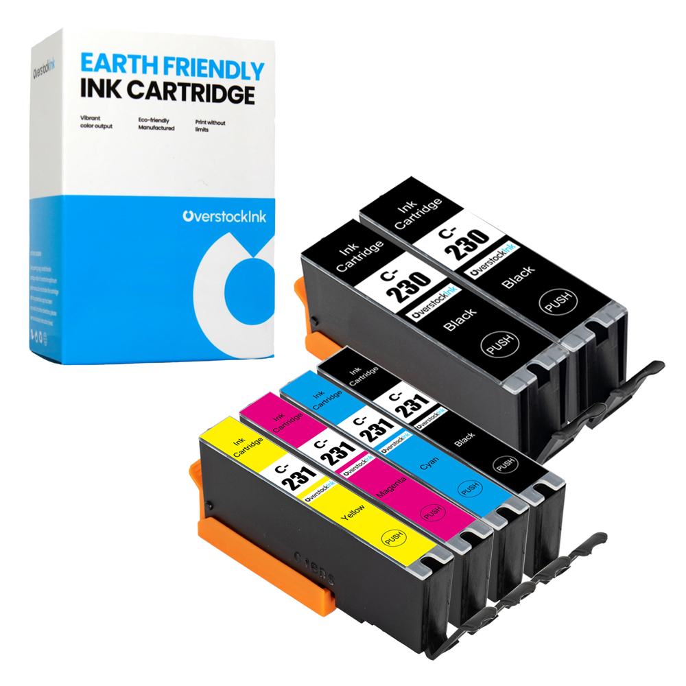 Lote de tinta PGI-230 CLI-231 para Canon 230 231 paquete combinado compatible con PIXMA - Imagen 18 de 20