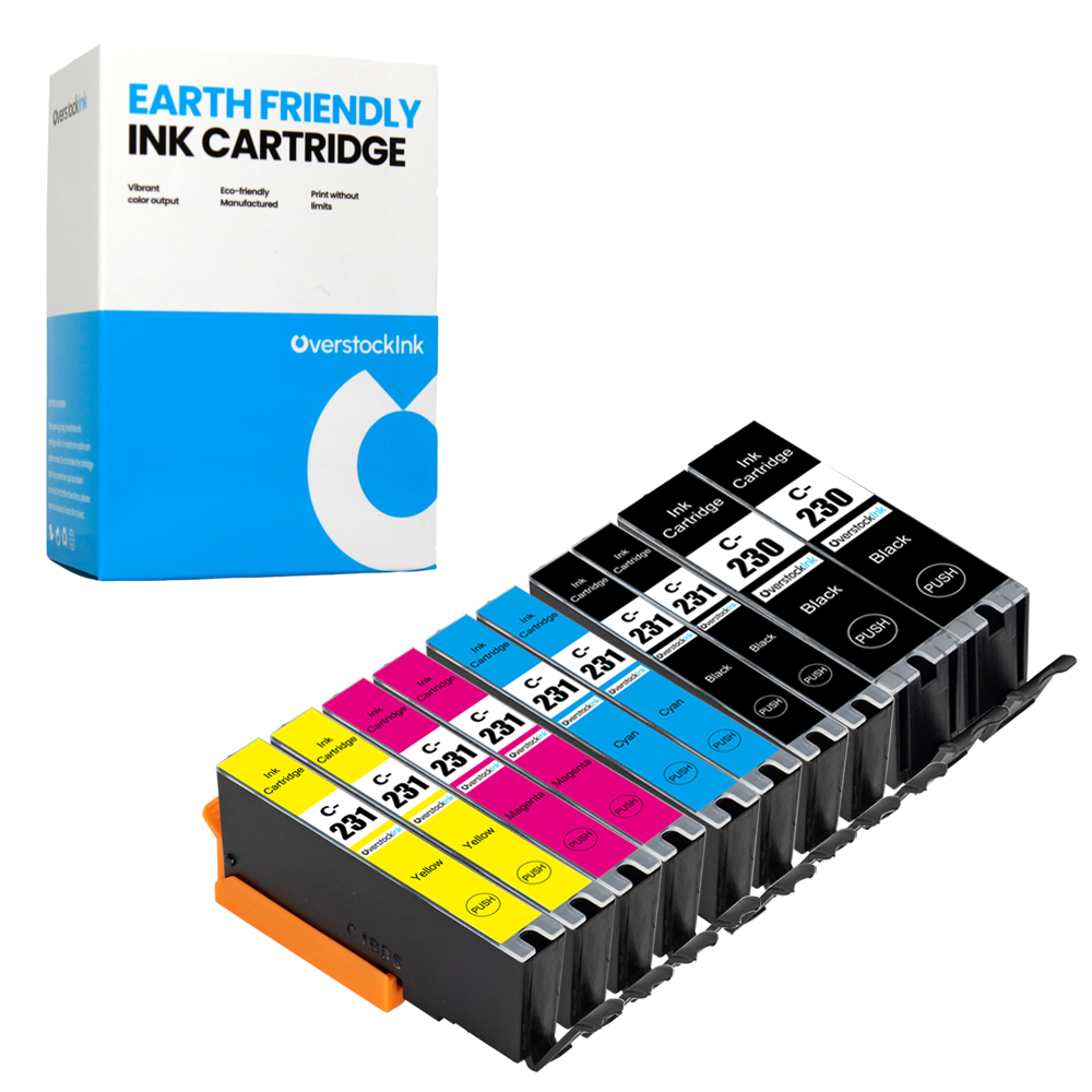 Lote de tinta PGI-230 CLI-231 para Canon 230 231 paquete combinado compatible con PIXMA - Imagen 19 de 20