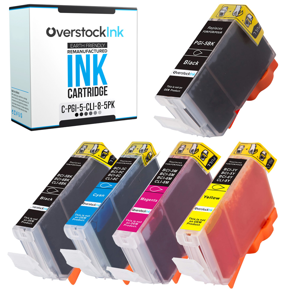 PGI-5 CLI-8 Ink Lot for Canon 5 and 8 Combo Pack Fits PIXMA - Picture 13 of 14