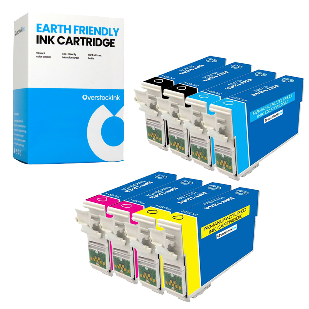 8PK Compatible OSI T124 Multipack Ink for Epson Stylus NX420 NX430 NX125 NX127