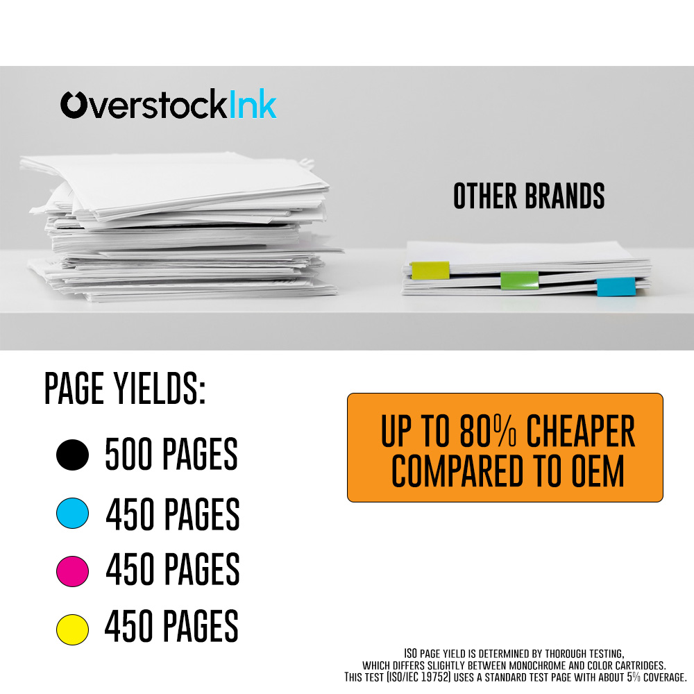 OSI 200XL 4-Pack Ink Cartridges Compatible for Epson Expression XP-200 XP-300