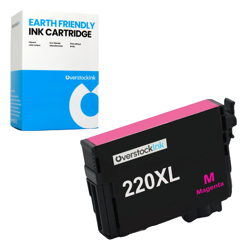 1PK T220XL 220XL Magenta Ink Cartridge Fits Epson Expression XP320 XP420 XP424