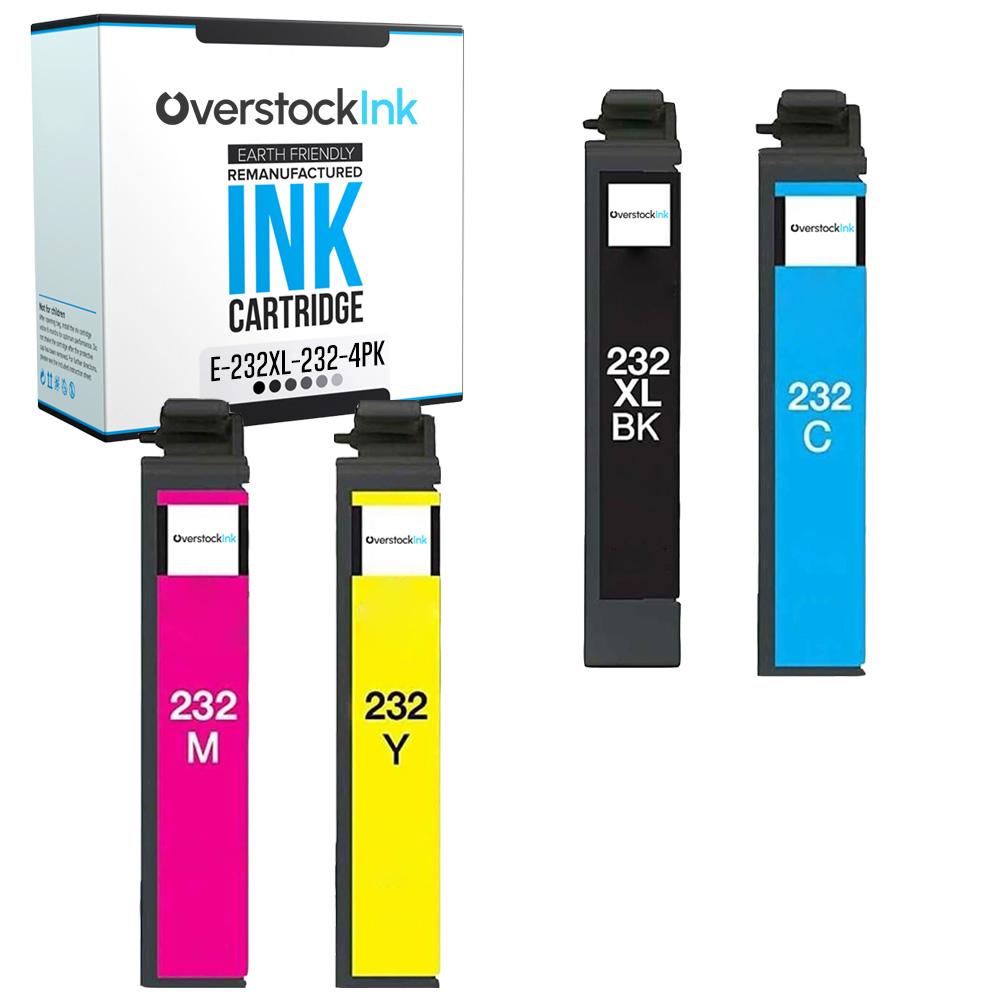 232 and 232 XL Ink for Epson 232XL Fits XP-4200 XP-4205 WF-2930 WF