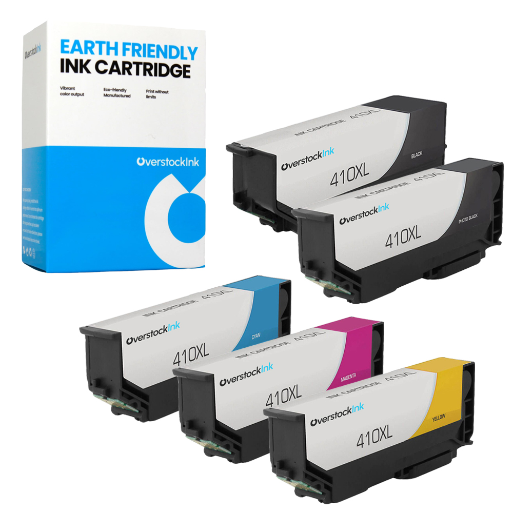 Replacement for Epson 410XL 410 XL Ink Catridges Fits Expression Premium Printer