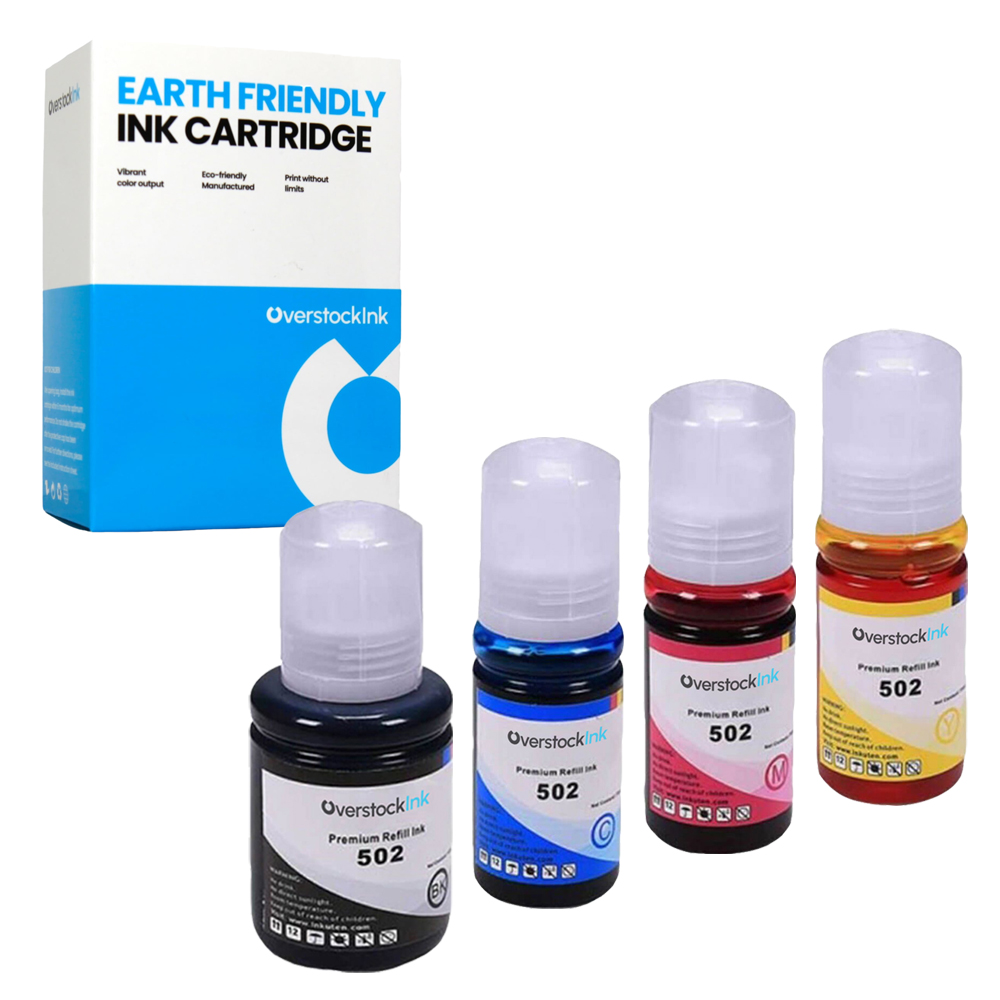 Botella de tinta para Epson EcoTank 502 T502 color negro recarga compatible con ET 1500 3830 - Imagen 13 de 15