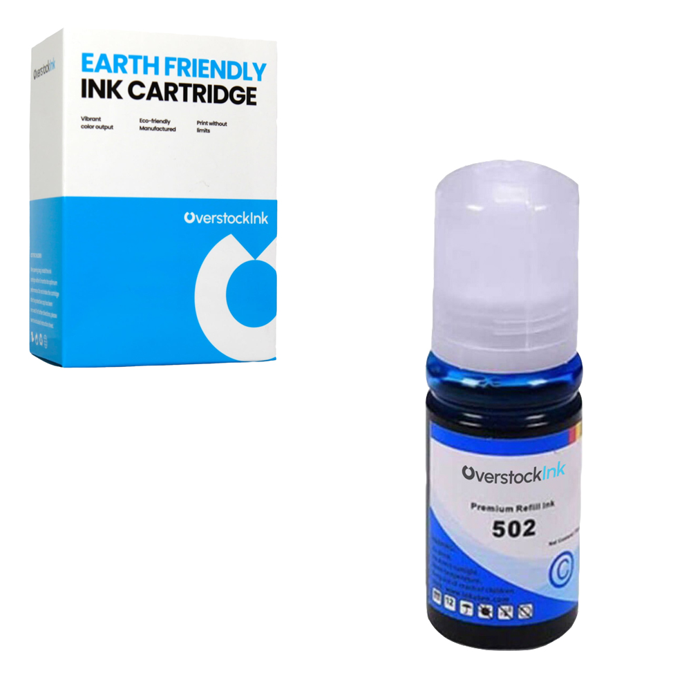 Botella de tinta para Epson EcoTank 502 T502 color negro recarga compatible con ET 1500 3830 - Imagen 9 de 15