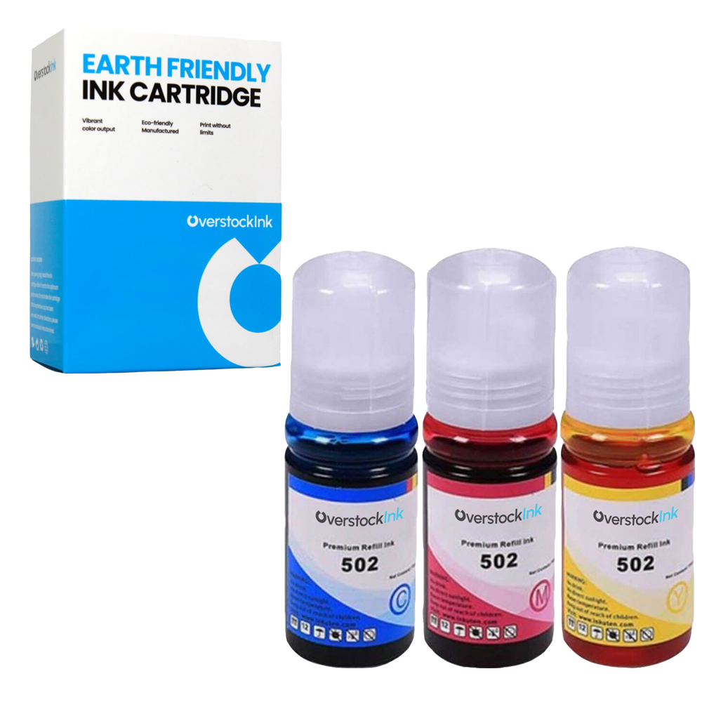 Botella de tinta para Epson EcoTank 502 T502 color negro recarga compatible con ET 1500 3830 - Imagen 12 de 15