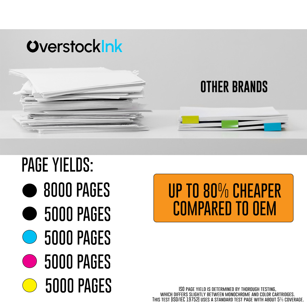 4PK Replacement for Epson 512 Ink Bottles Fits Epson Expression ET-7700 ET-7750