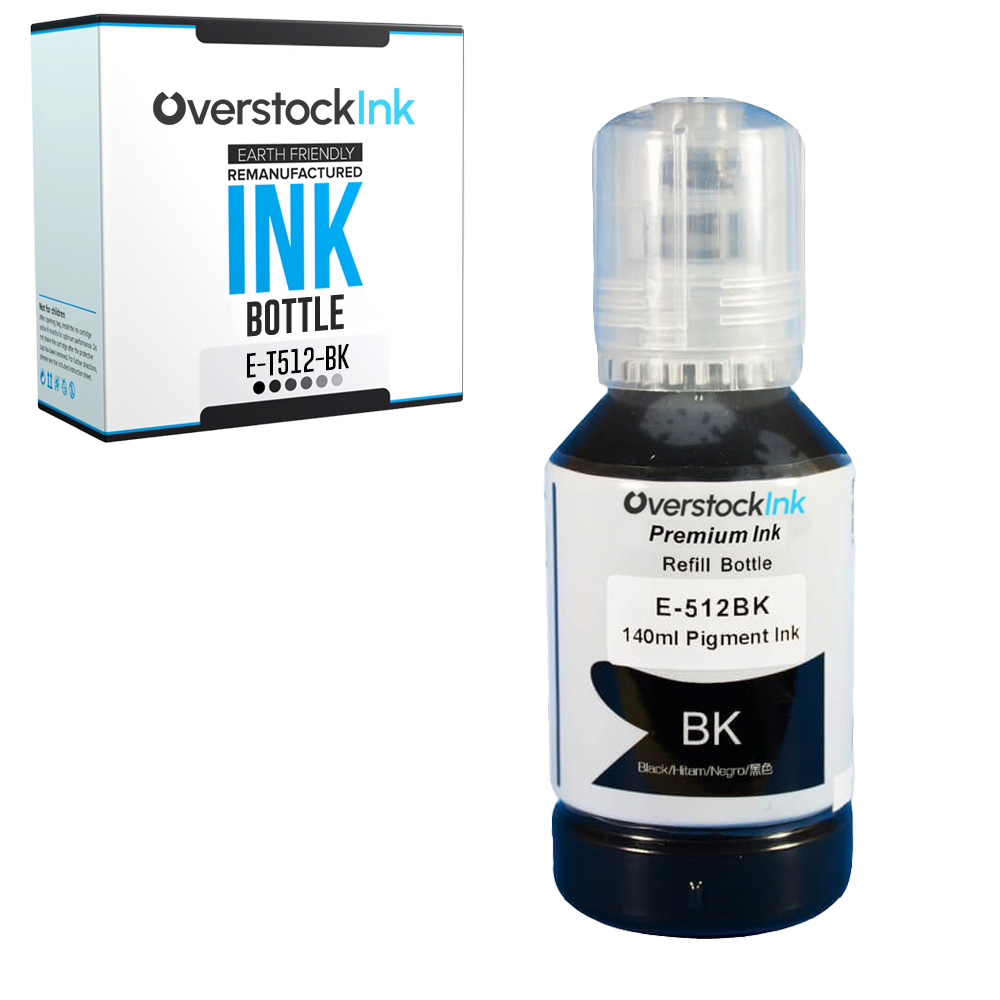 Repuesto para Botellas de Tinta Epson 512 Color Negro Combo Ultra Alta Capacidad - Imagen 4 de 12