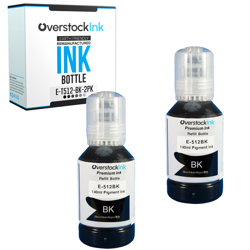 Repuesto para Botellas de Tinta Epson 512 Color Negro Combo Ultra Alta Capacidad - Imagen 5 de 12