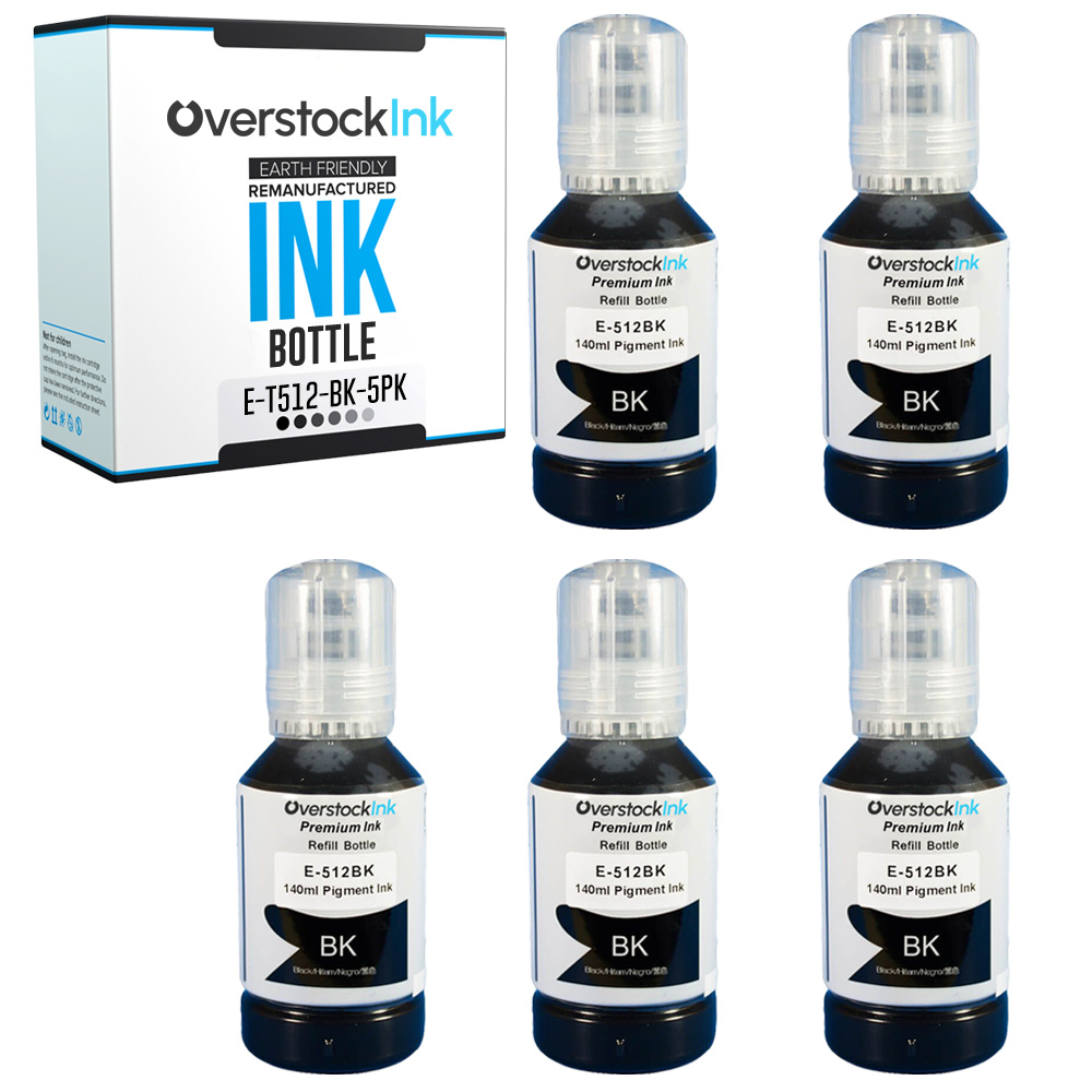 Repuesto para Botellas de Tinta Epson 512 Color Negro Combo Ultra Alta Capacidad - Imagen 6 de 12