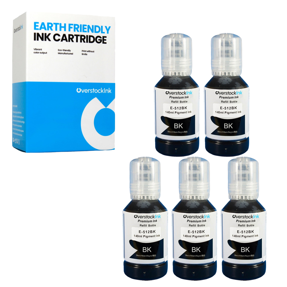 Repuesto para Botellas de Tinta Epson 512 Color Negro Combo Ultra Alta Capacidad - Imagen 6 de 12