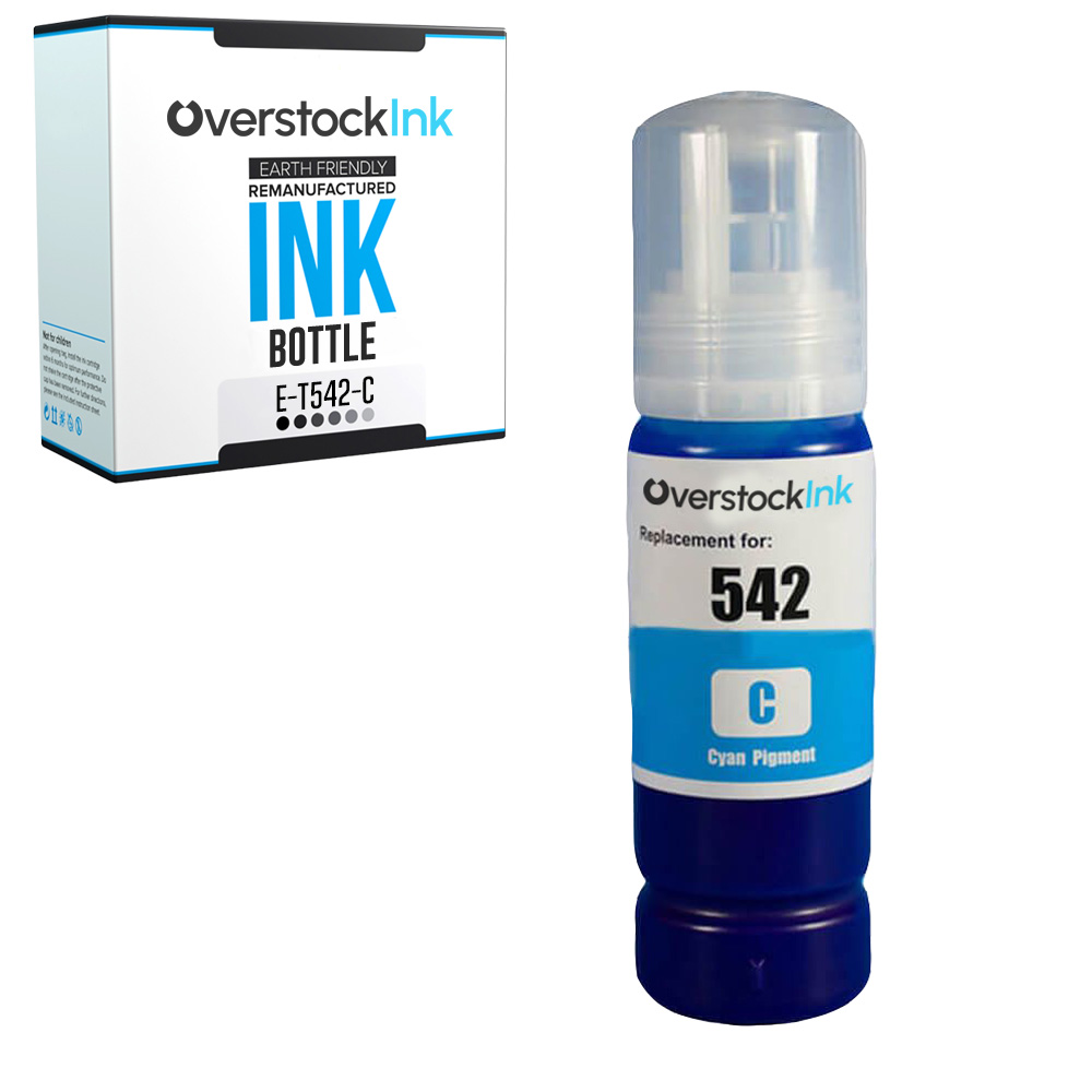Ersatz Tintenflaschen für Epson T542 542 schwarz Farbe Combo EcoTank Pro Drucker - Bild 9 von 13