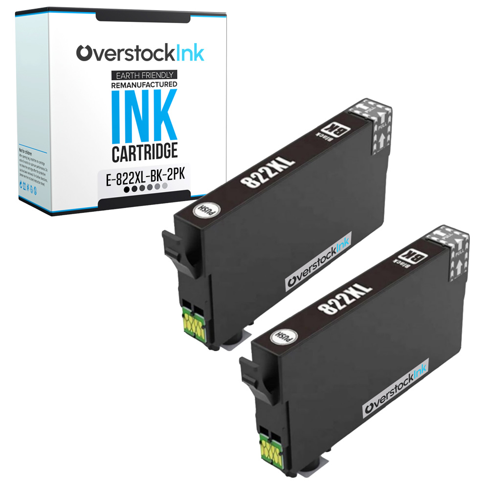 822XL T822XL Black Color Ink Cartridges Lot For Epson WorkForce - Picture 5 of 14