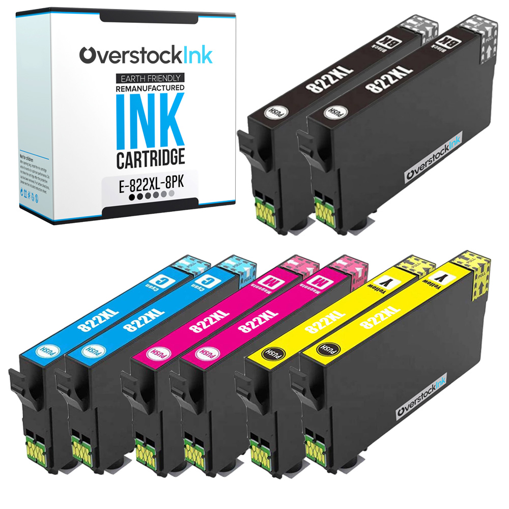 822XL T822XL Black Color Ink Cartridges Lot For Epson WorkForce - Picture 14 of 14