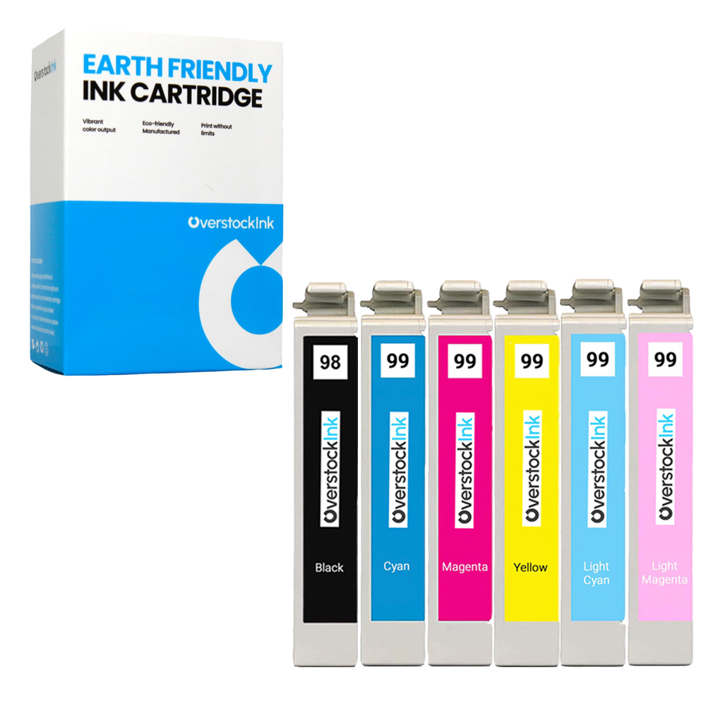 98 T098 BK Cartuccia di inchiostro ed Epson 99 T099 Artisan per 700 710 725 730 800 810 - Foto 22 di 23