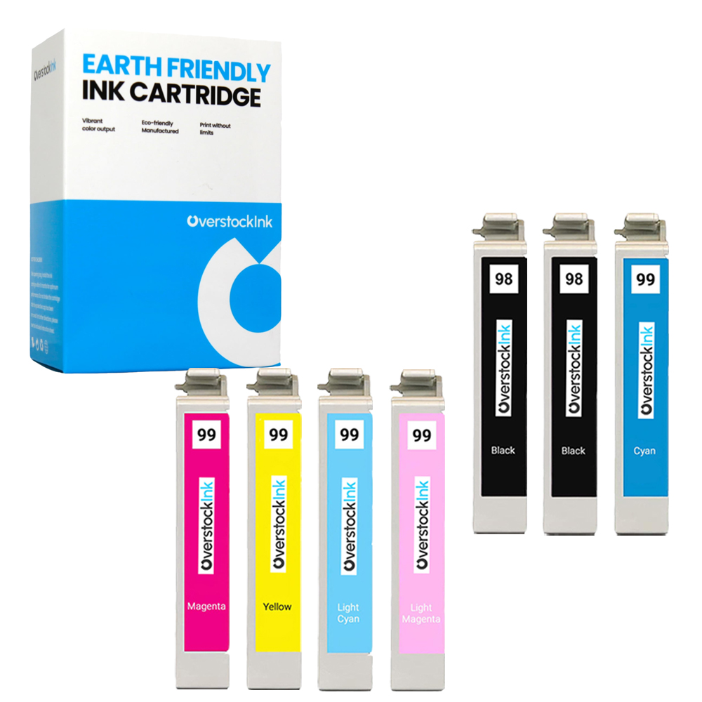 98 T098 BK Cartuccia di inchiostro ed Epson 99 T099 Artisan per 700 710 725 730 800 810 - Foto 23 di 23
