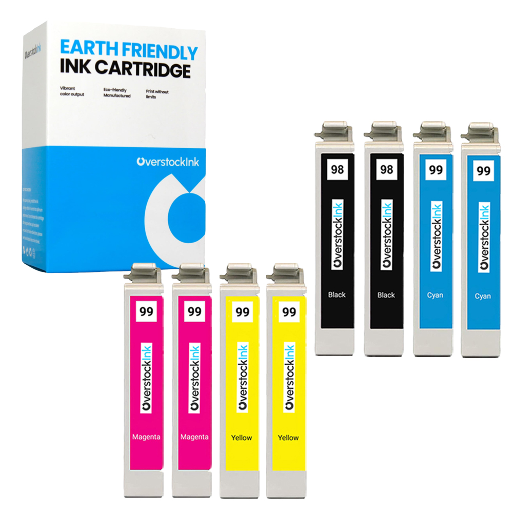 98 T098 BK Cartuccia di inchiostro ed Epson 99 T099 Artisan per 700 710 725 730 800 810 - Foto 19 di 23