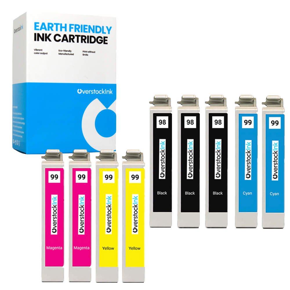 98 T098 BK Cartuccia di inchiostro ed Epson 99 T099 Artisan per 700 710 725 730 800 810 - Foto 21 di 23