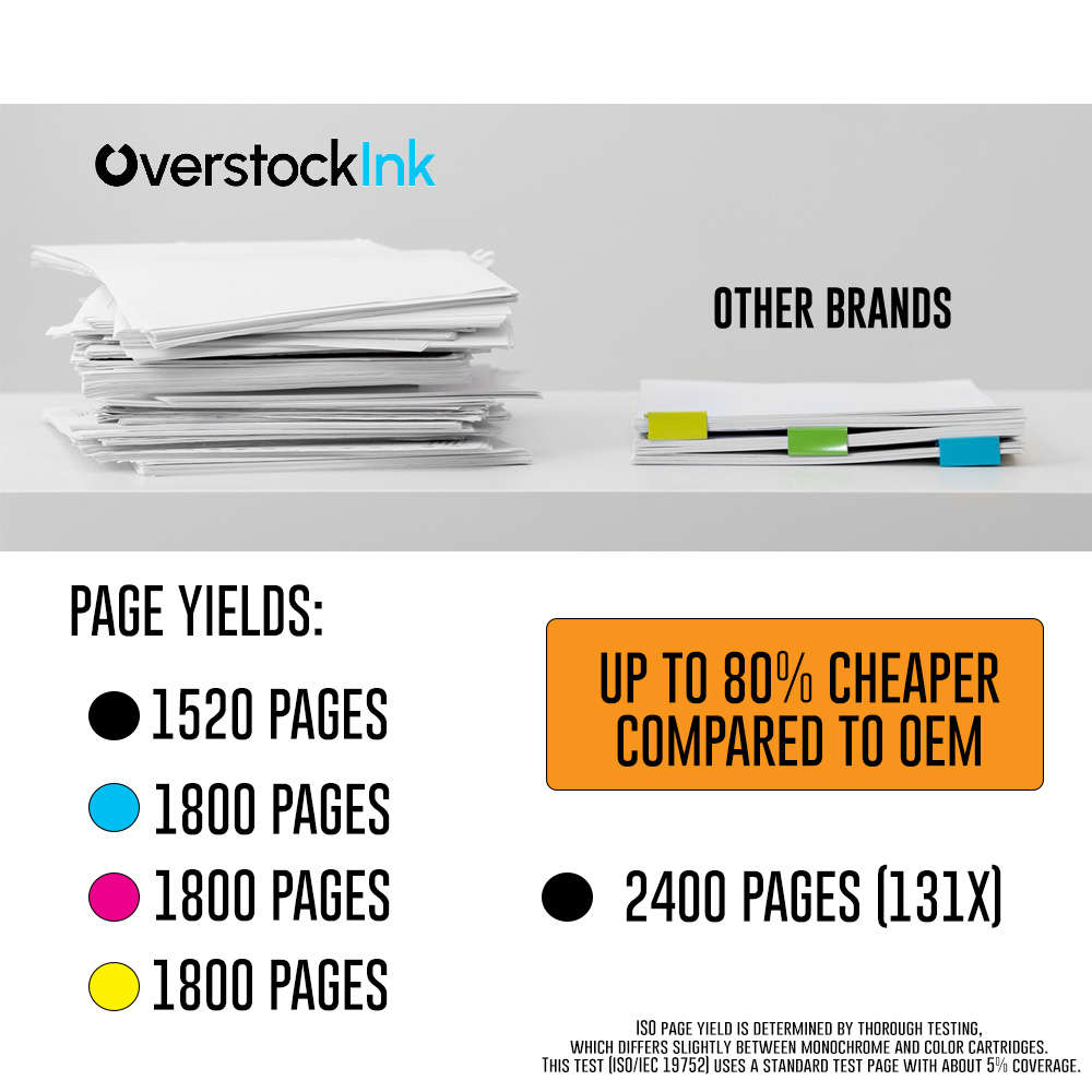 Black Color Toner Cartridge Combo Pack Lot fits for HP 131A 131X