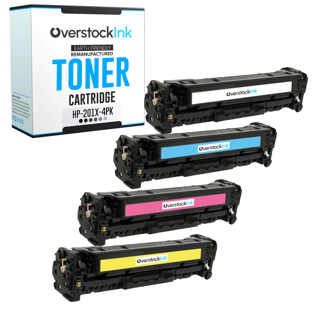 Compatible Black Color Ink Lot for HP 201X Cartridges