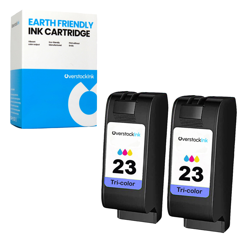 2PK Compatible OSI HP 23 Color Ink Cartridge for OfficeJet 1170 1170 1170C 1175