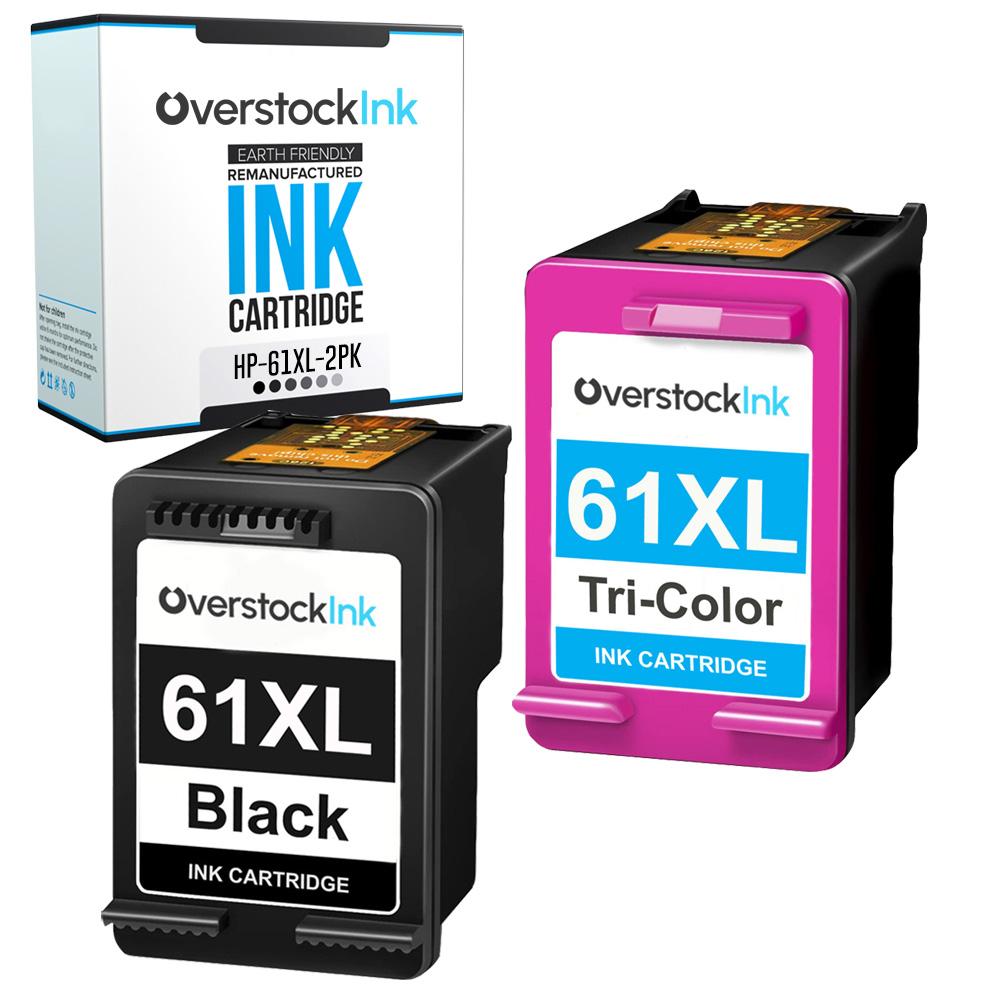 Paquete combinado de cartuchos de tinta para HP 61XL 61 XL color negro alto rendimiento - Imagen 6 de 8