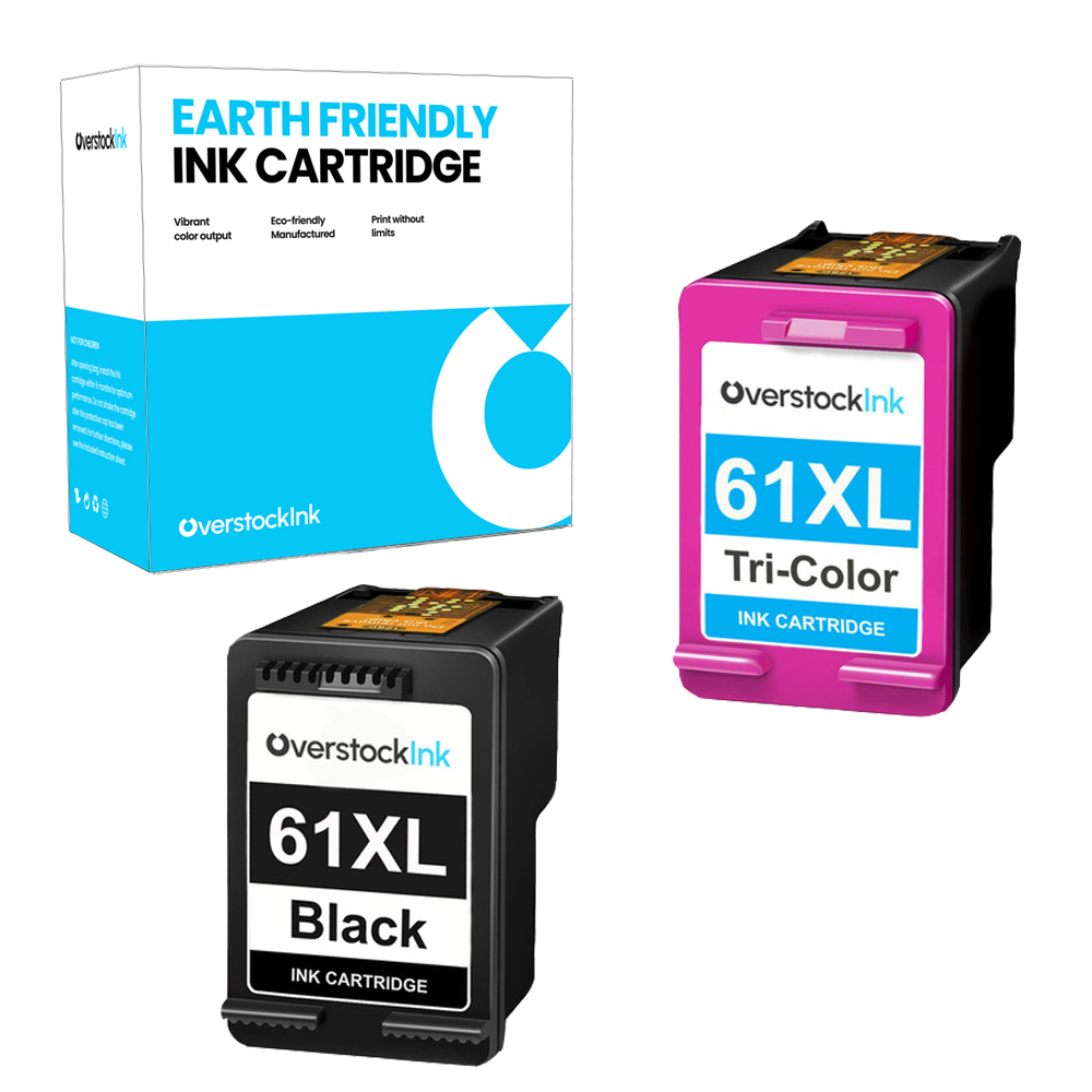 Paquete combinado de cartuchos de tinta para HP 61XL 61 XL color negro alto rendimiento - Imagen 6 de 8
