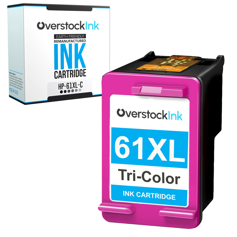 Paquete combinado de cartuchos de tinta para HP 61XL 61 XL color negro alto rendimiento - Imagen 5 de 8