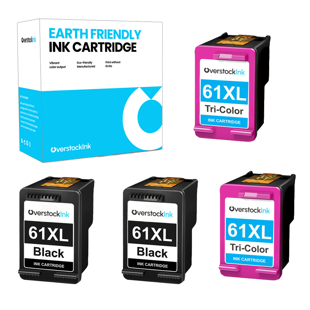 Paquete combinado de cartuchos de tinta para HP 61XL 61 XL color negro alto rendimiento - Imagen 8 de 8