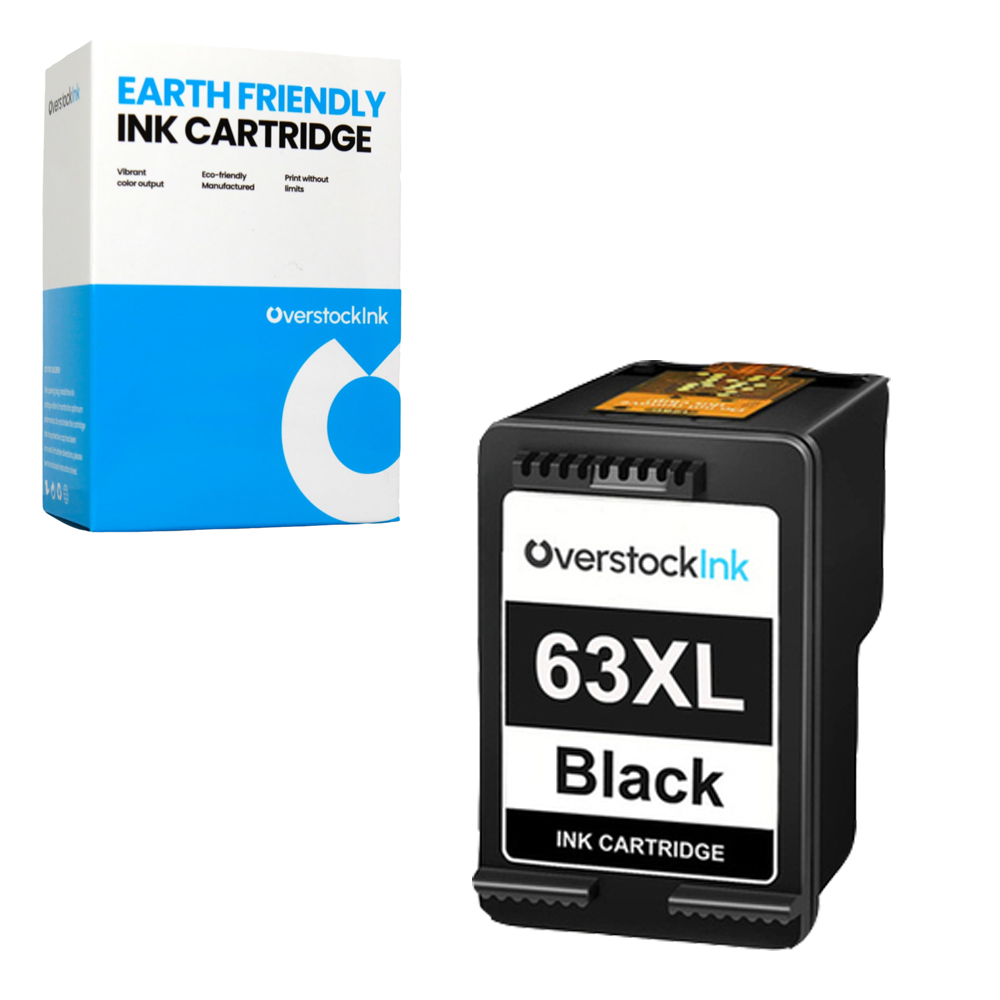 63XL Black Ink Cartridge for HP DeskJet 2131, HP ENVY 4510, HP OfficeJet 4657