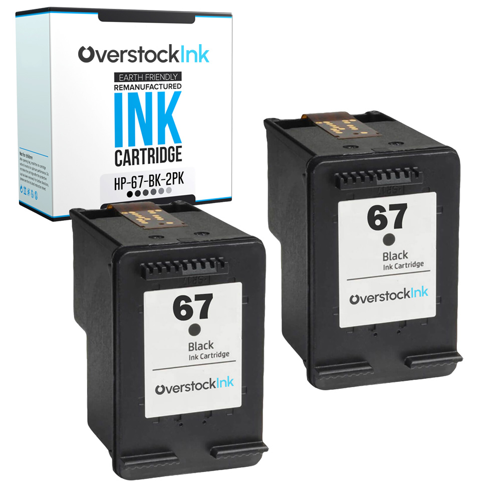 Lote Combo Pack Cartuchos de Tinta Color Negro Compatible HP 67 - Imagen 5 de 13