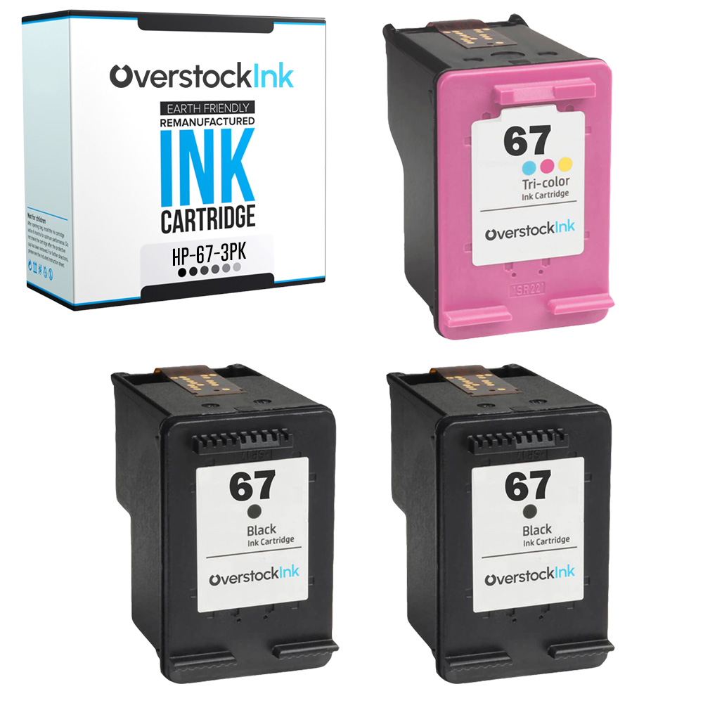 Lote Combo Pack Cartuchos de Tinta Color Negro Compatible HP 67 - Imagen 12 de 13