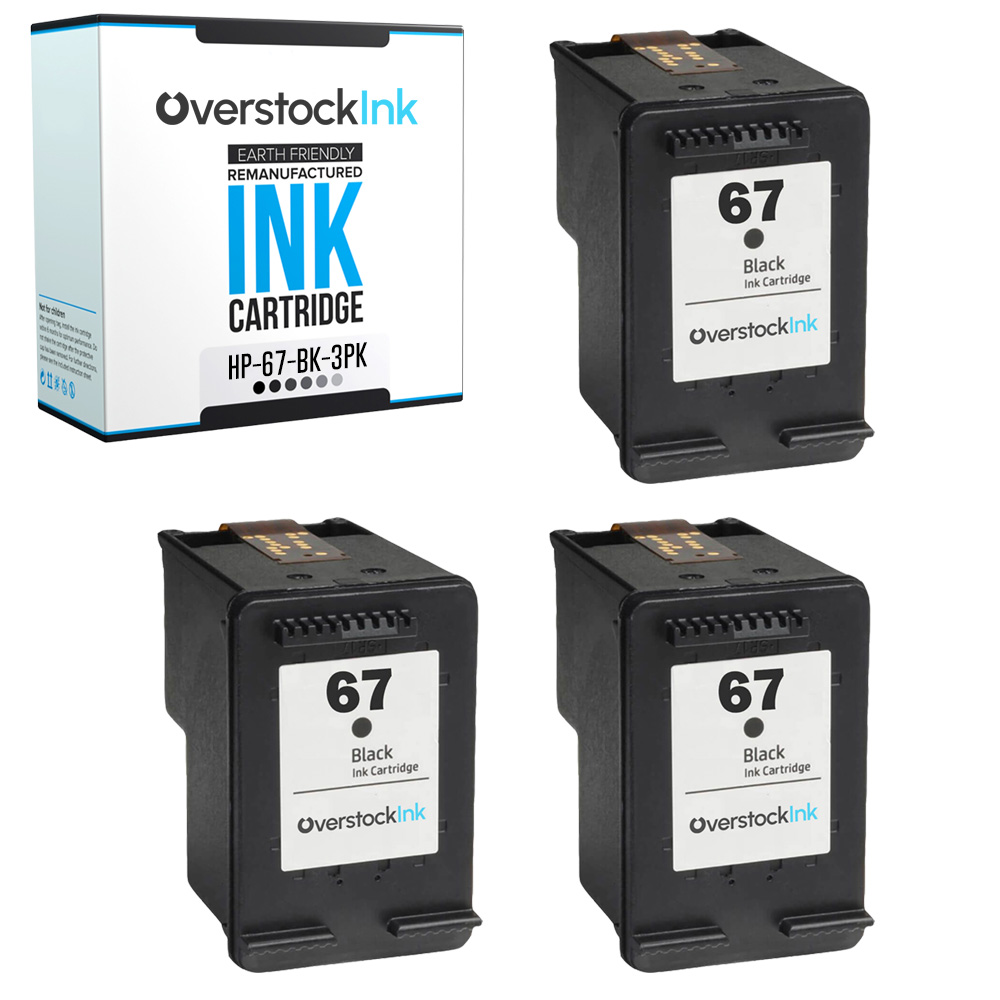 Lote Combo Pack Cartuchos de Tinta Color Negro Compatible HP 67 - Imagen 6 de 13