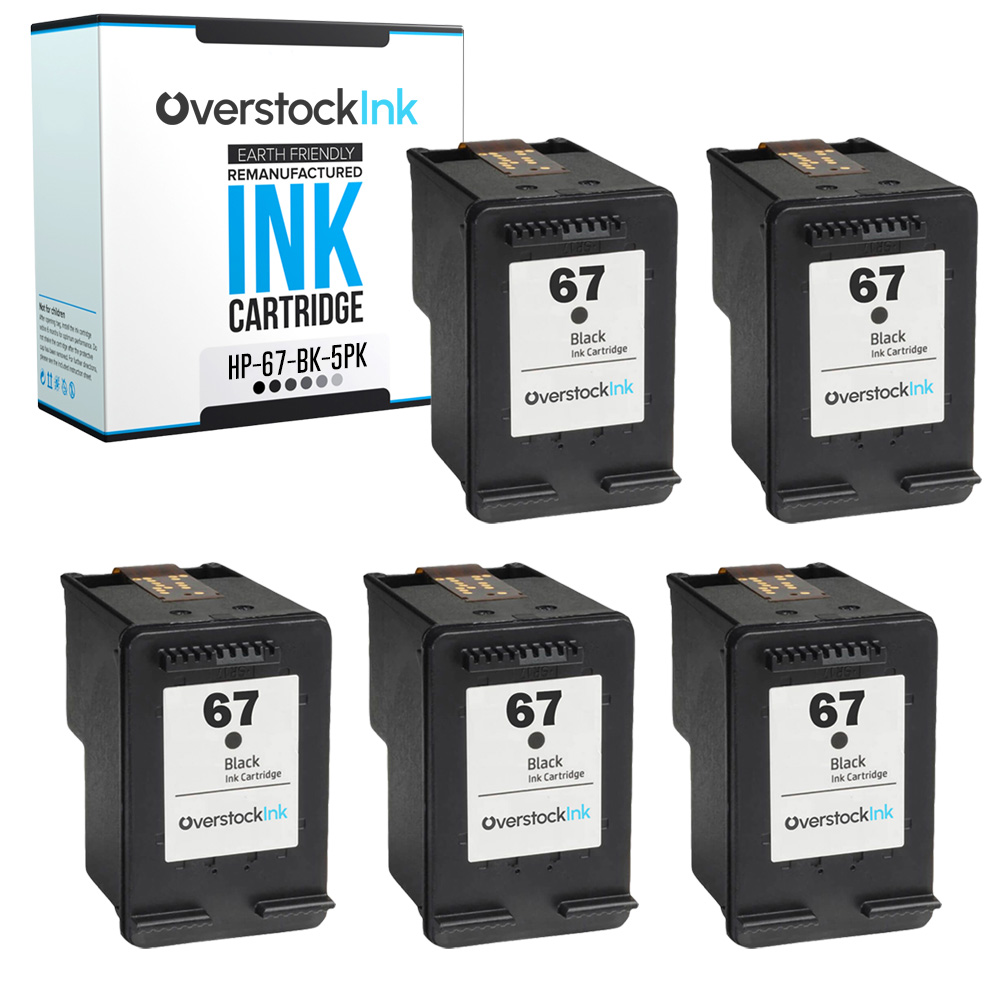 Lote Combo Pack Cartuchos de Tinta Color Negro Compatible HP 67 - Imagen 8 de 13