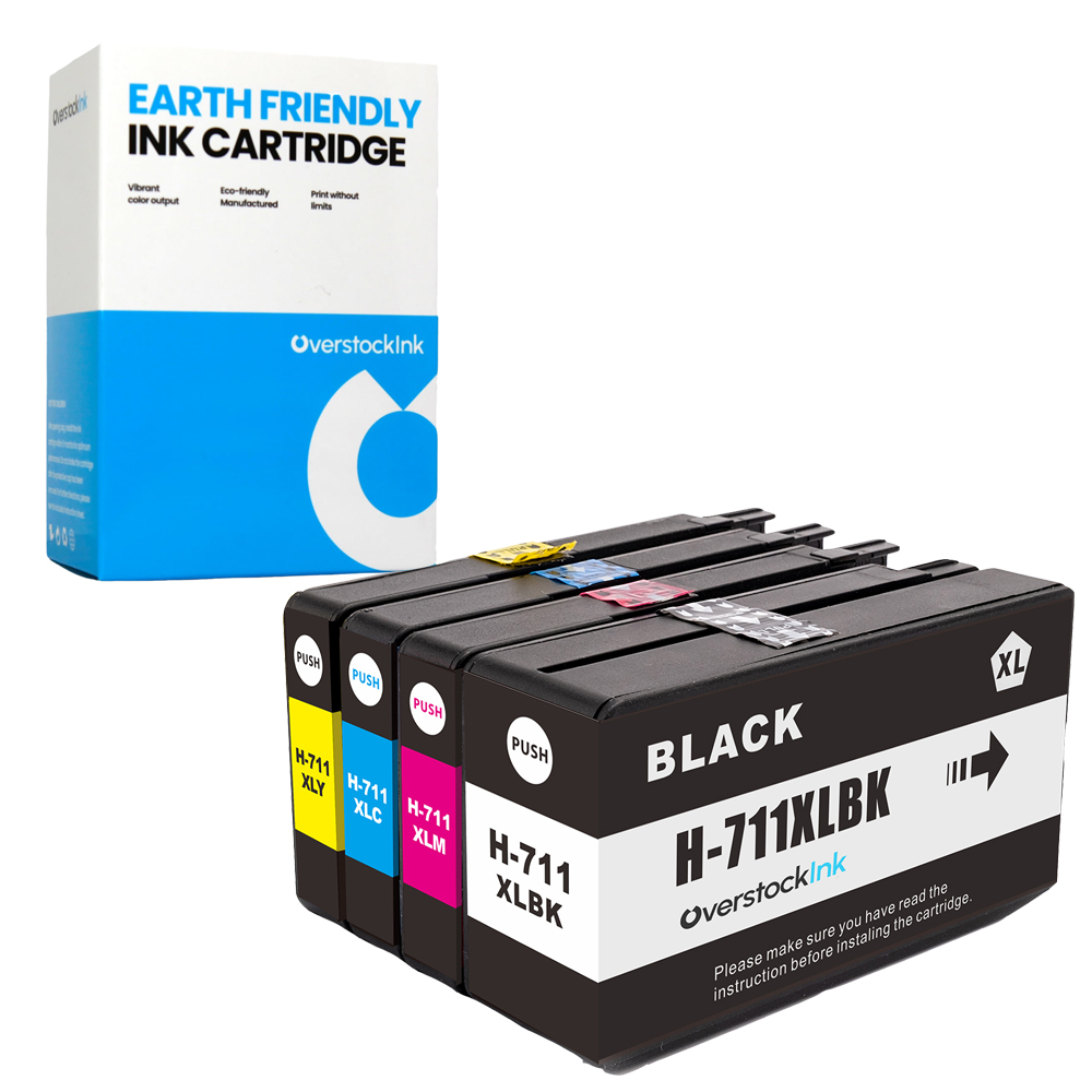 711 Ink Cartridges Compatible Lot Fits HP DesignJet T120, T520 Printers