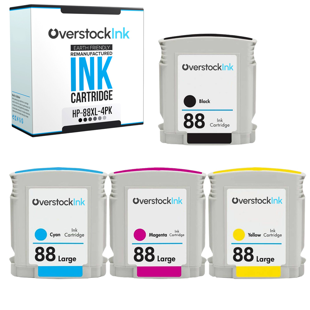 Black Color Ink Cartridges Lot for HP 88XL for OfficeJet