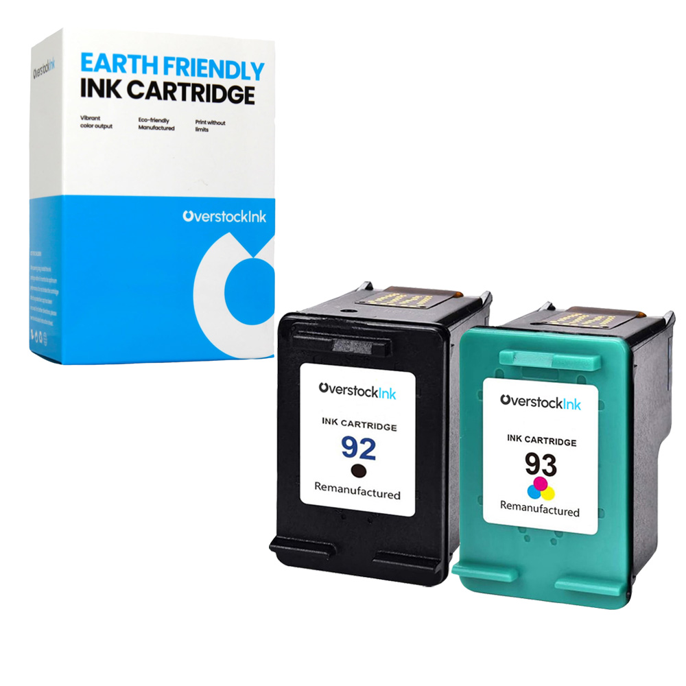 Compatible Ink Cartridges for HP 92 93 Black Tri-Color Ink Combo Pack