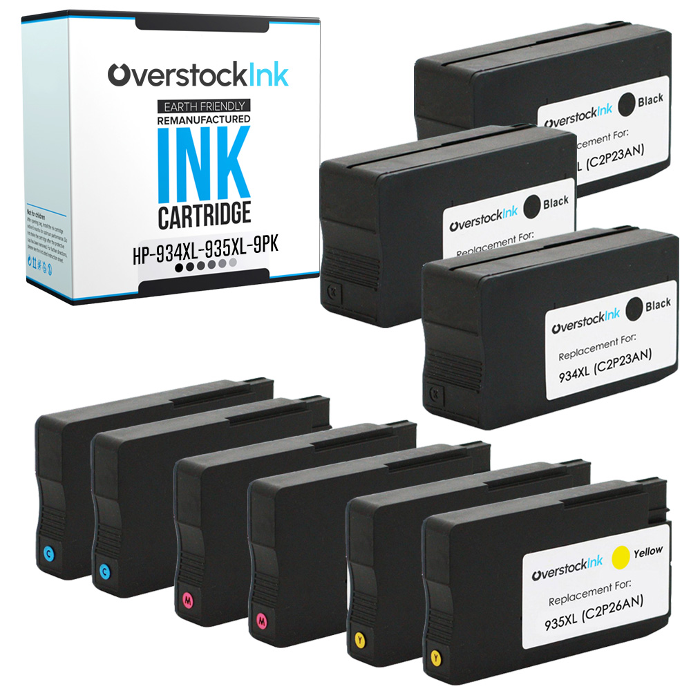 9X Compatible OSI 934XL 935XL Multipack Ink for HP OfficeJet 6812 6815 6820 6825