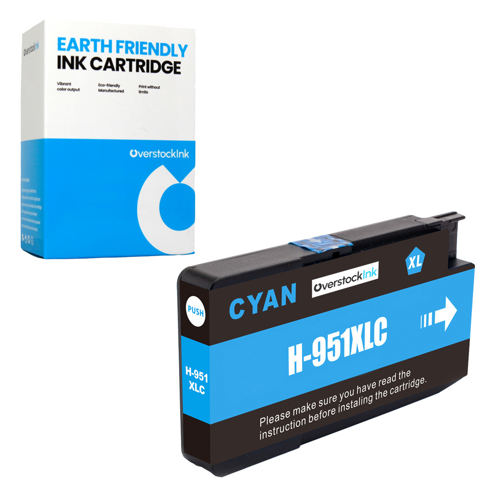 1PK Compatible OSI 951XL Cyan Ink Cartridge for HP OfficeJet 251dw 276dw 8610