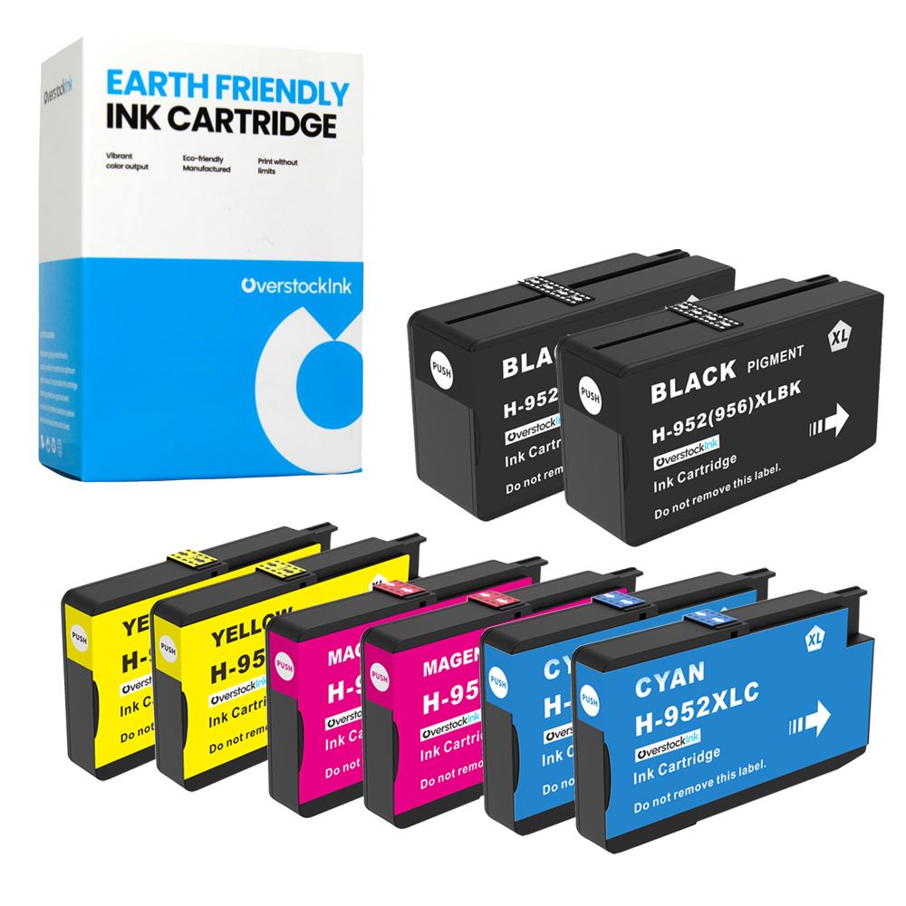 8PK 952 XL 952XL Printer Cartridges for HP OfficeJet 7740 8702 8715 Pro 7720