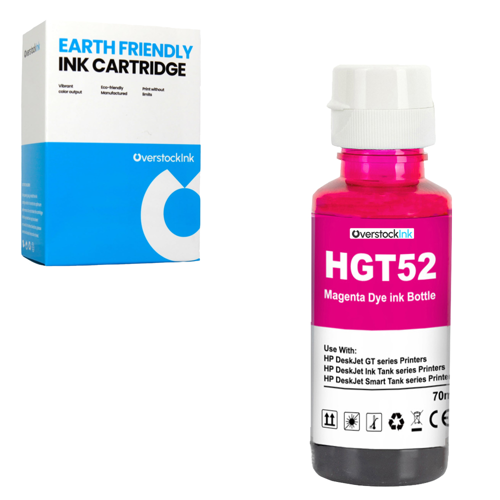 Hp Gt52 Ink Bottle Near Me 1PK OSI Compatible GT52 Magenta Ink